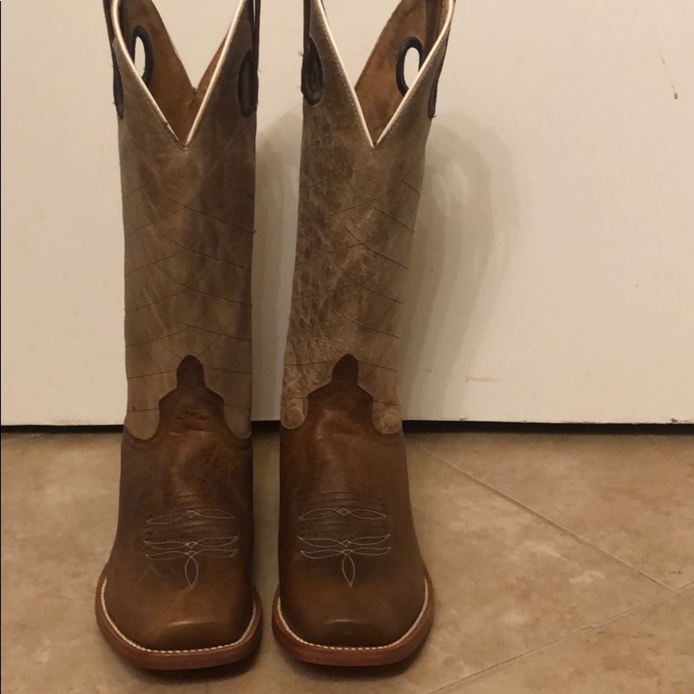 New HP boys leather cowboy boots